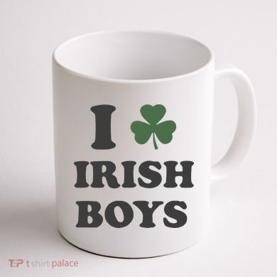 I Love Irish Boy St Patricks Day Coffee Mug back