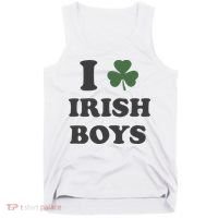 I Love Irish Boy St Patricks Day Tank Top thumb 0