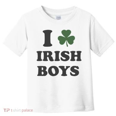 I Love Irish Boy St Patricks Day Toddler T-Shirt