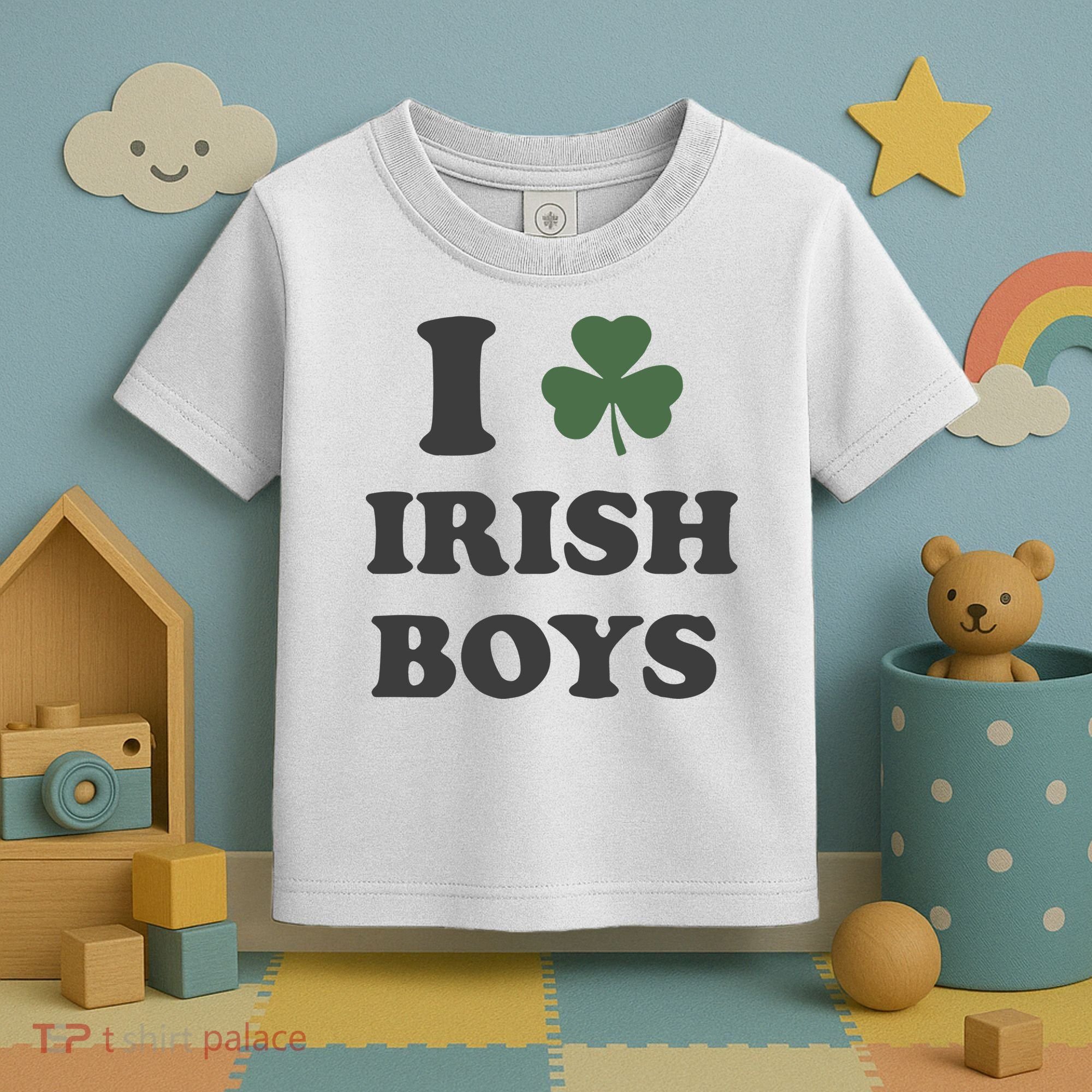I Love Irish Boy St Patricks Day Toddler T-Shirt