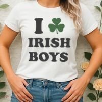 I Love Irish Boy St Patricks Day Women's T-Shirt thumb 2