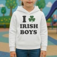 I Love Irish Boy St Patricks Day Kids Hoodie thumb 3