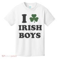 I Love Irish Boy St Patricks Day Kids T-Shirt thumb 0