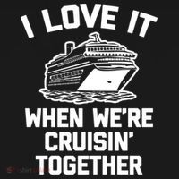I Love It When We're Cruisin' Together Funny Family Cruise Gift Women's Hoodie thumb 2