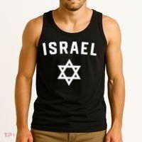 I Love Israel Minimalist Israeli Flag Tank Top thumb 3