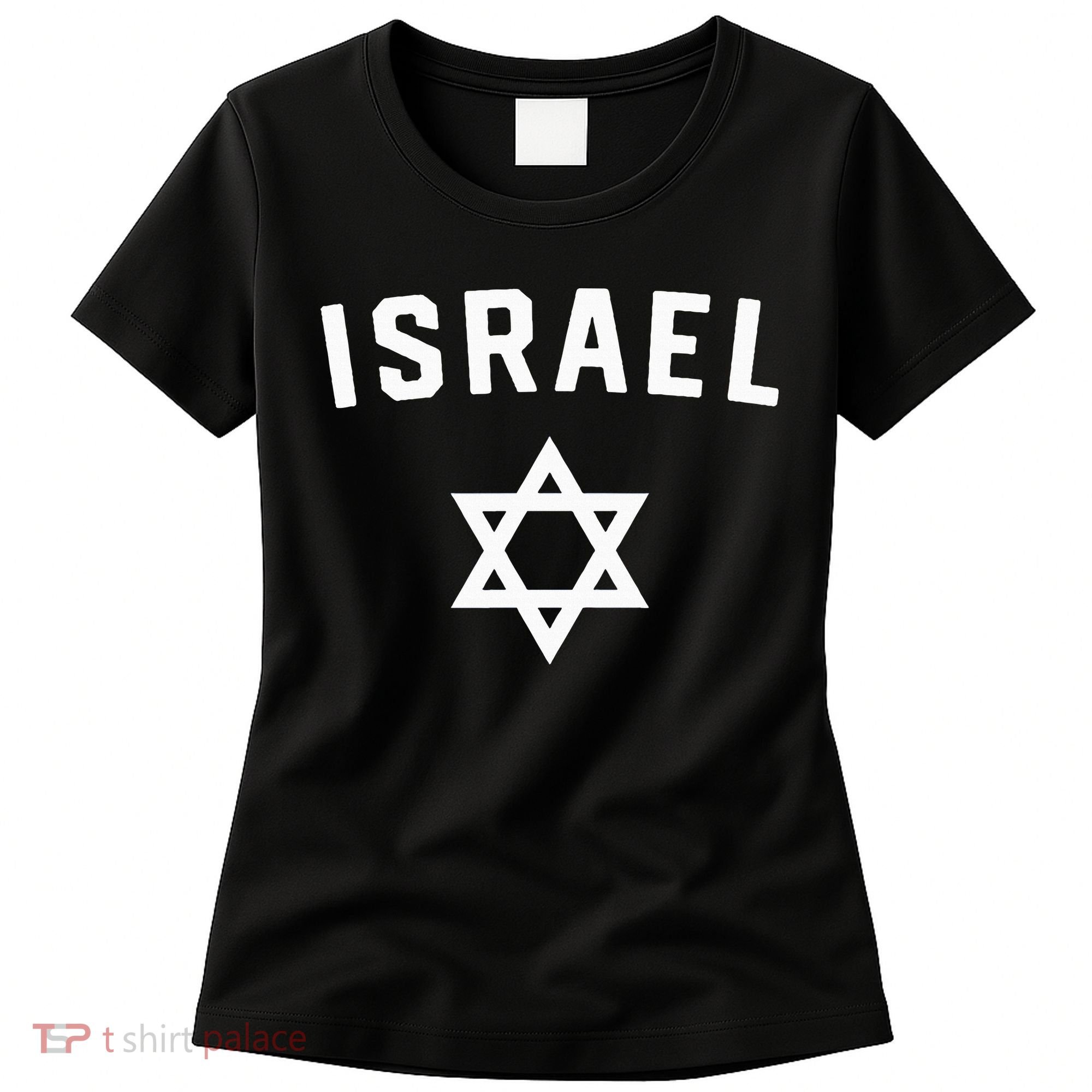 I Love Israel Minimalist Israeli Flag Women's T-Shirt