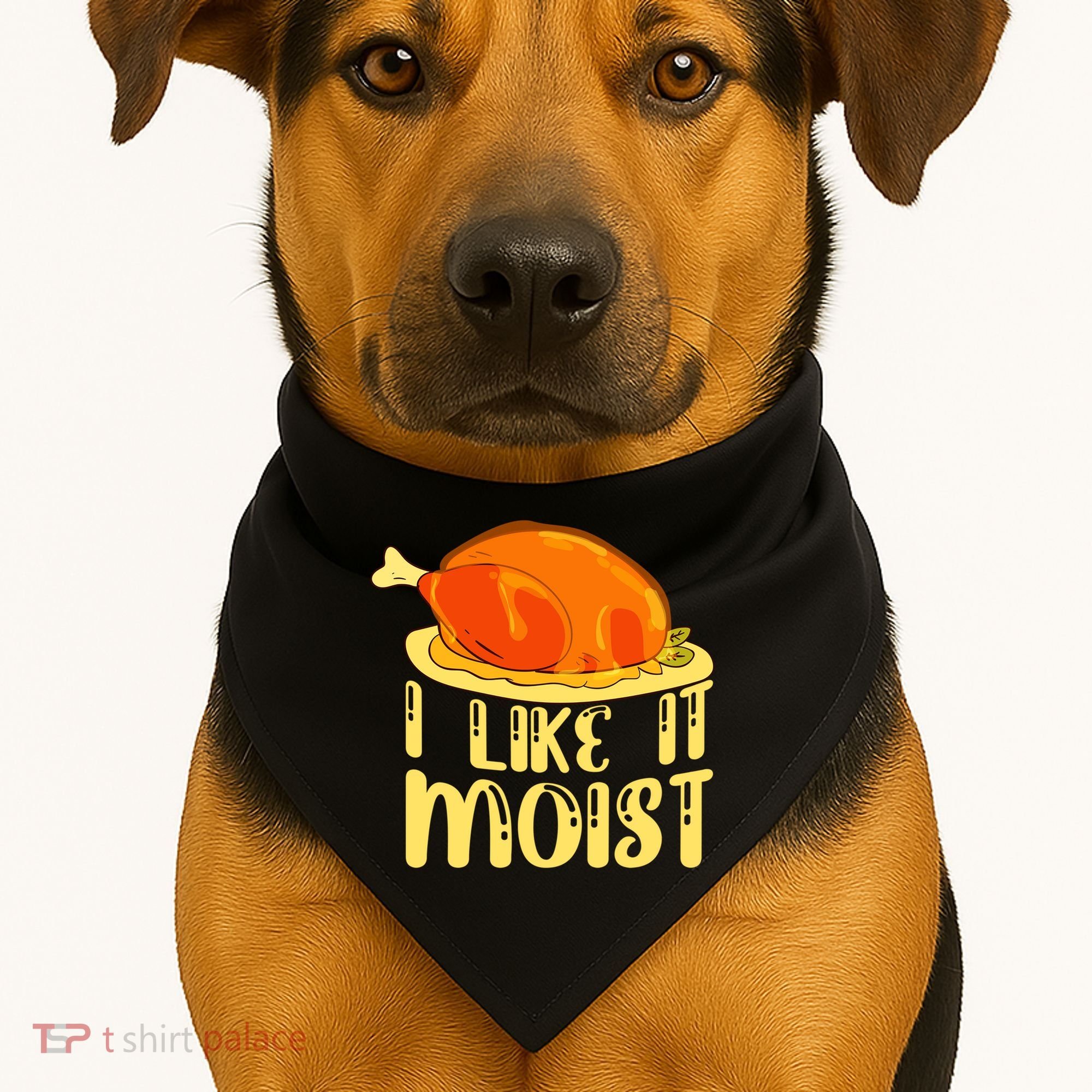I Like It Moist Gift USA-Made Doggie Bandana
