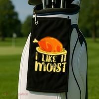I Like It Moist Gift Golf Towel thumb 2
