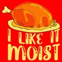 I Like It Moist Gift Santa Hat thumb 1