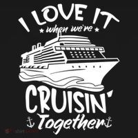 I Love It When We're Cruisin' Together Cruise Ship Gift Women's Hoodie thumb 2