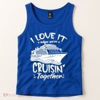 I Love It When We're Cruisin' Together Cruise Ship Gift Tank Top thumb 2
