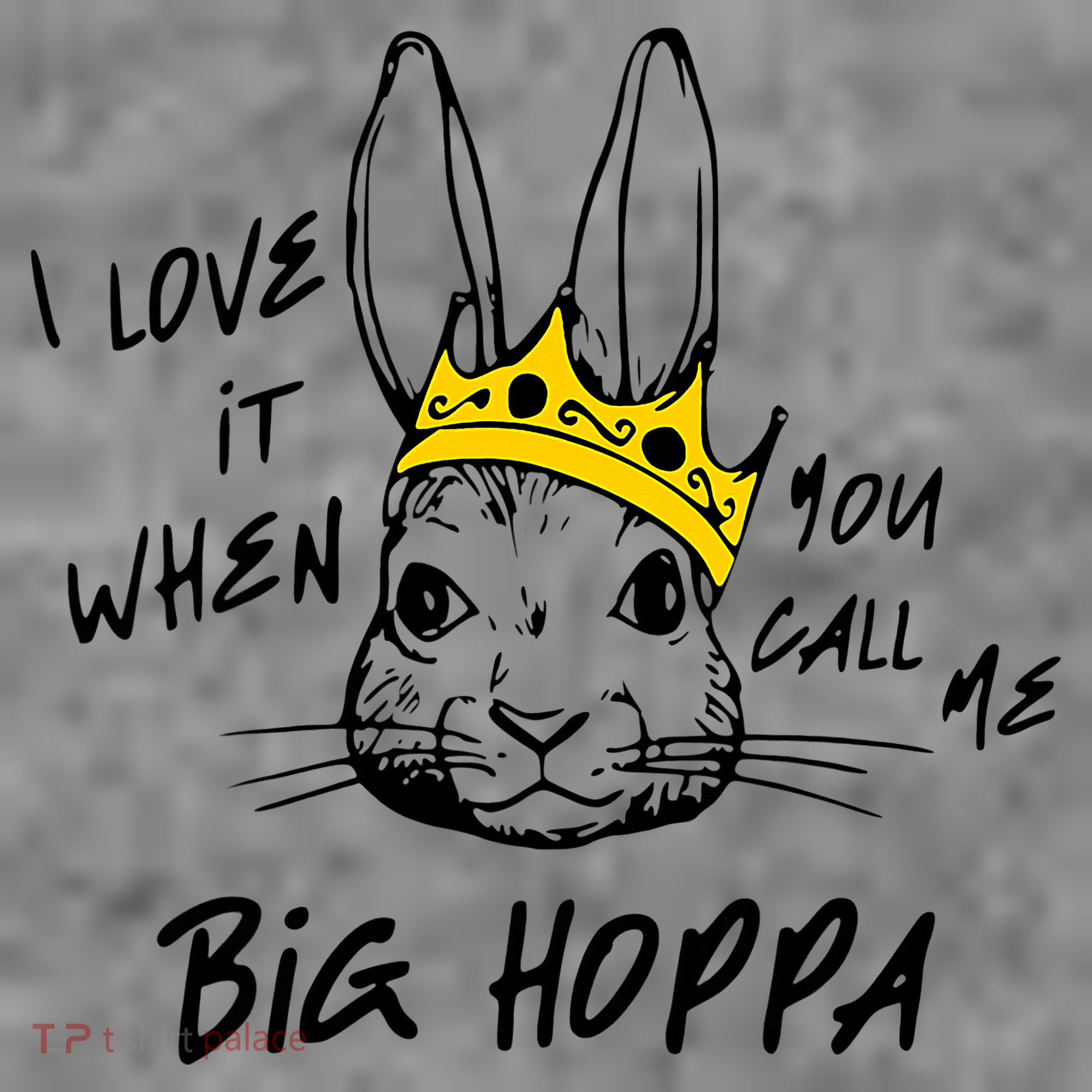 I Love It When You Call Me Big Hoppa Bunny Easter Day Funny Toddler Hoodie