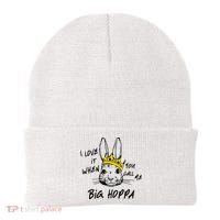 I Love It When You Call Me Big Hoppa Bunny Easter Day Funny Beanie thumb 0