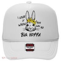 I Love It When You Call Me Big Hoppa Bunny Easter Day Funny Hat thumb 0