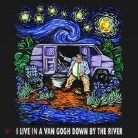 I Live In A Van Down By The River Graphic Tee Funny Art Women's Tank Top thumb 5