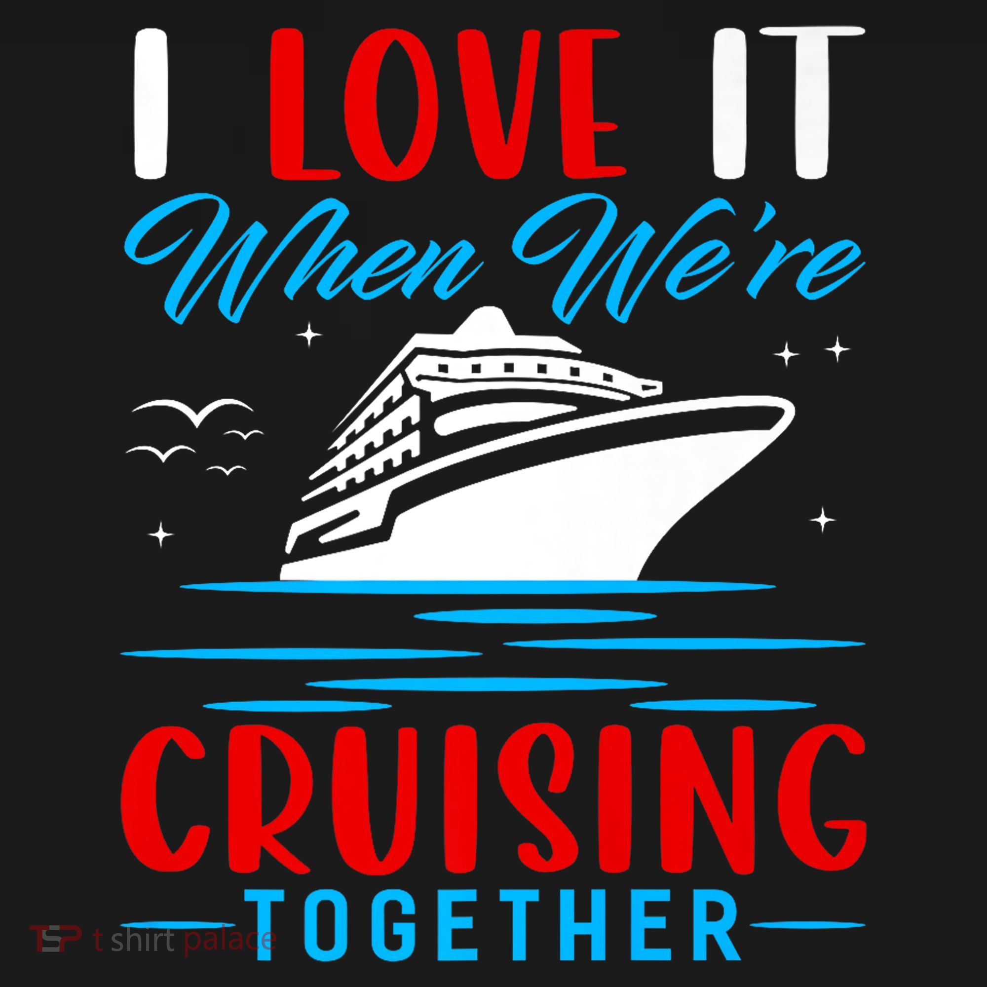 I Love It When Were Cruisin Together Gift Funny Cruise Cool Gift Women's Hoodie