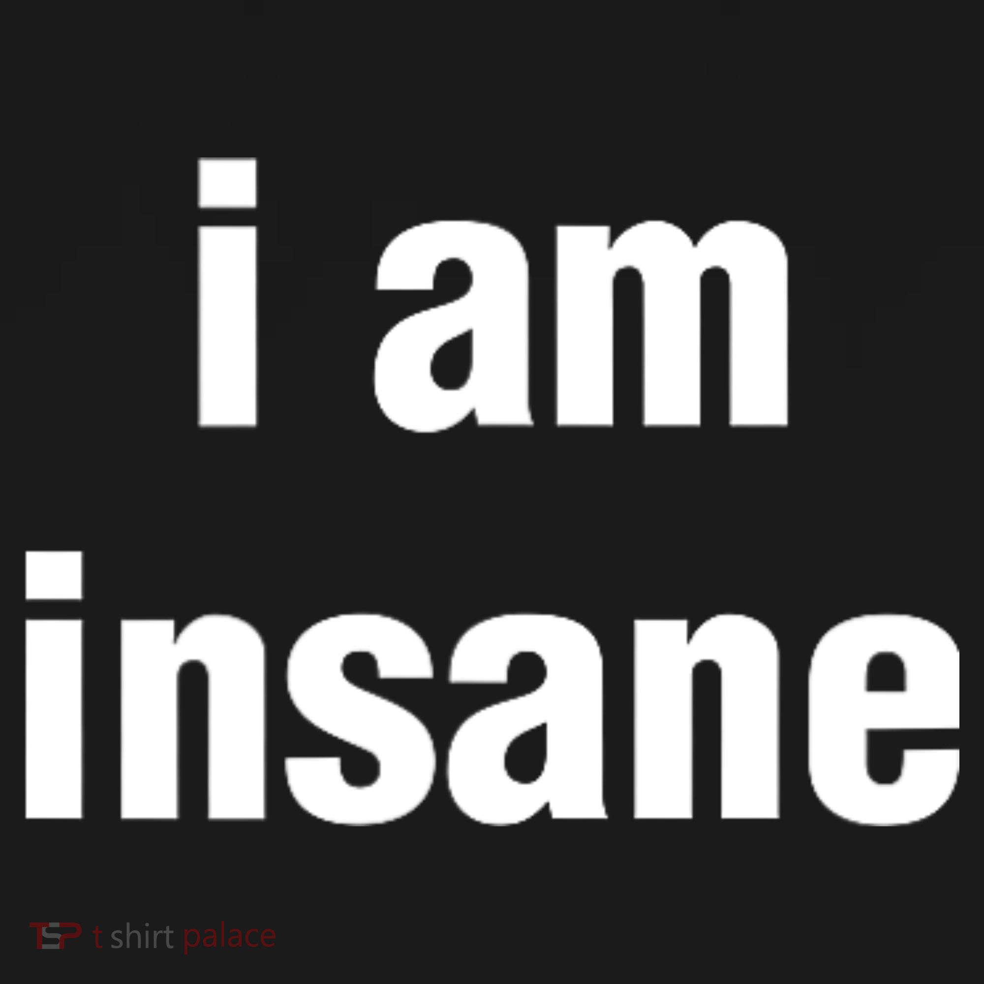 I Love Insane Bitches I Am Insane Couple T-Shirt