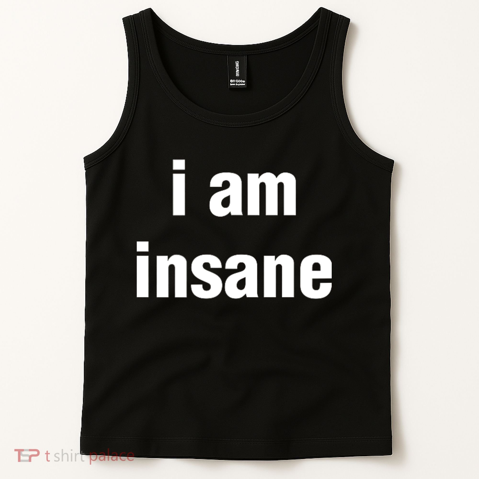 I Love Insane Bitches I Am Insane Couple Tank Top
