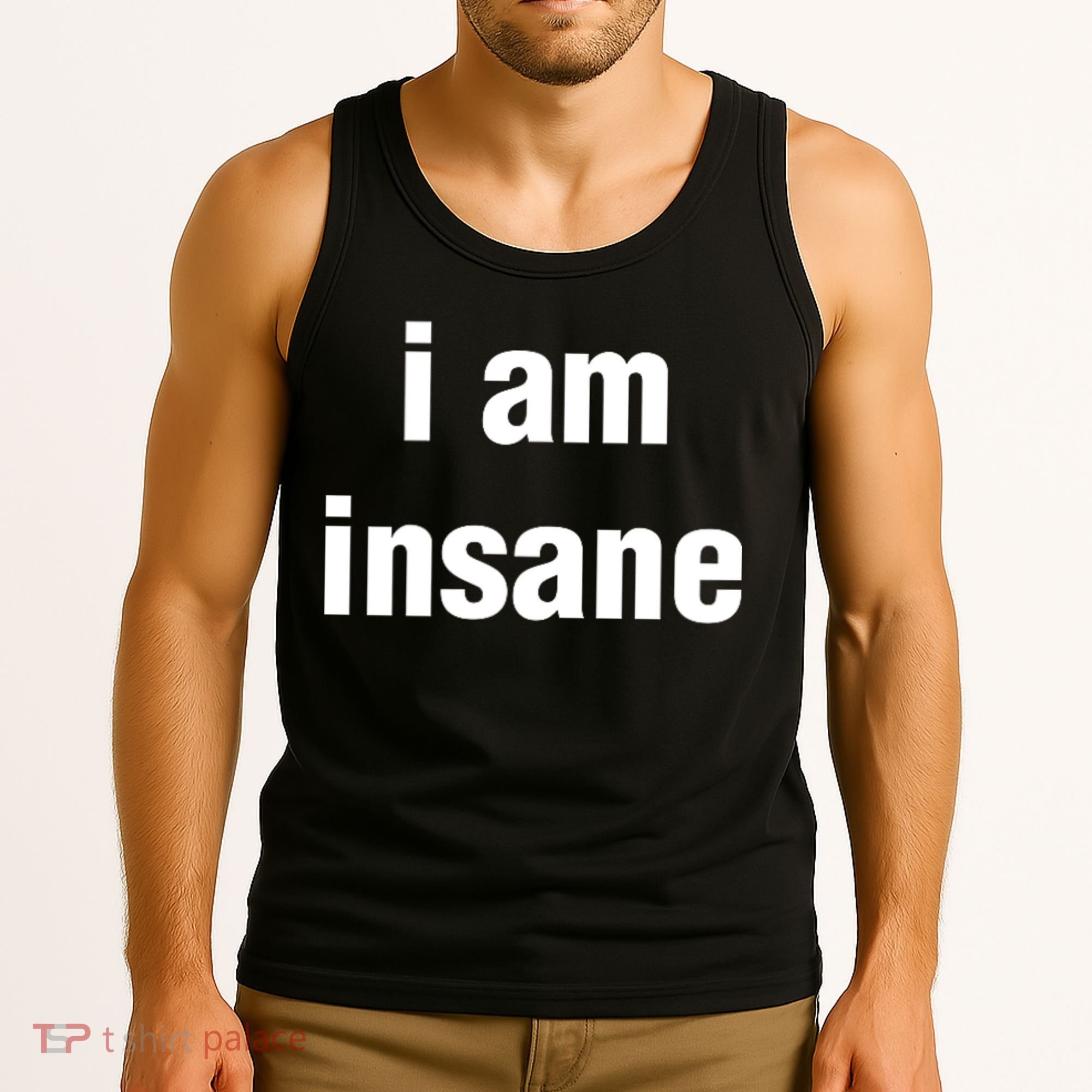 I Love Insane Bitches I Am Insane Couple Tank Top
