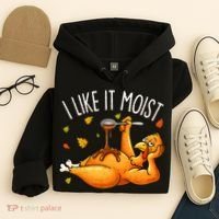 I Like It Moist Funny Turkey Thanksgiving Hoodie thumb 4
