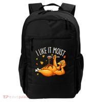 I Like It Moist Funny Turkey Thanksgiving Backpack thumb 0