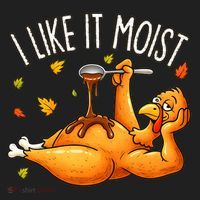 I Like It Moist Funny Turkey Thanksgiving Beanie thumb 2