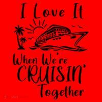 I Love It When WeRe Cruisin Together Santa Hat thumb 1