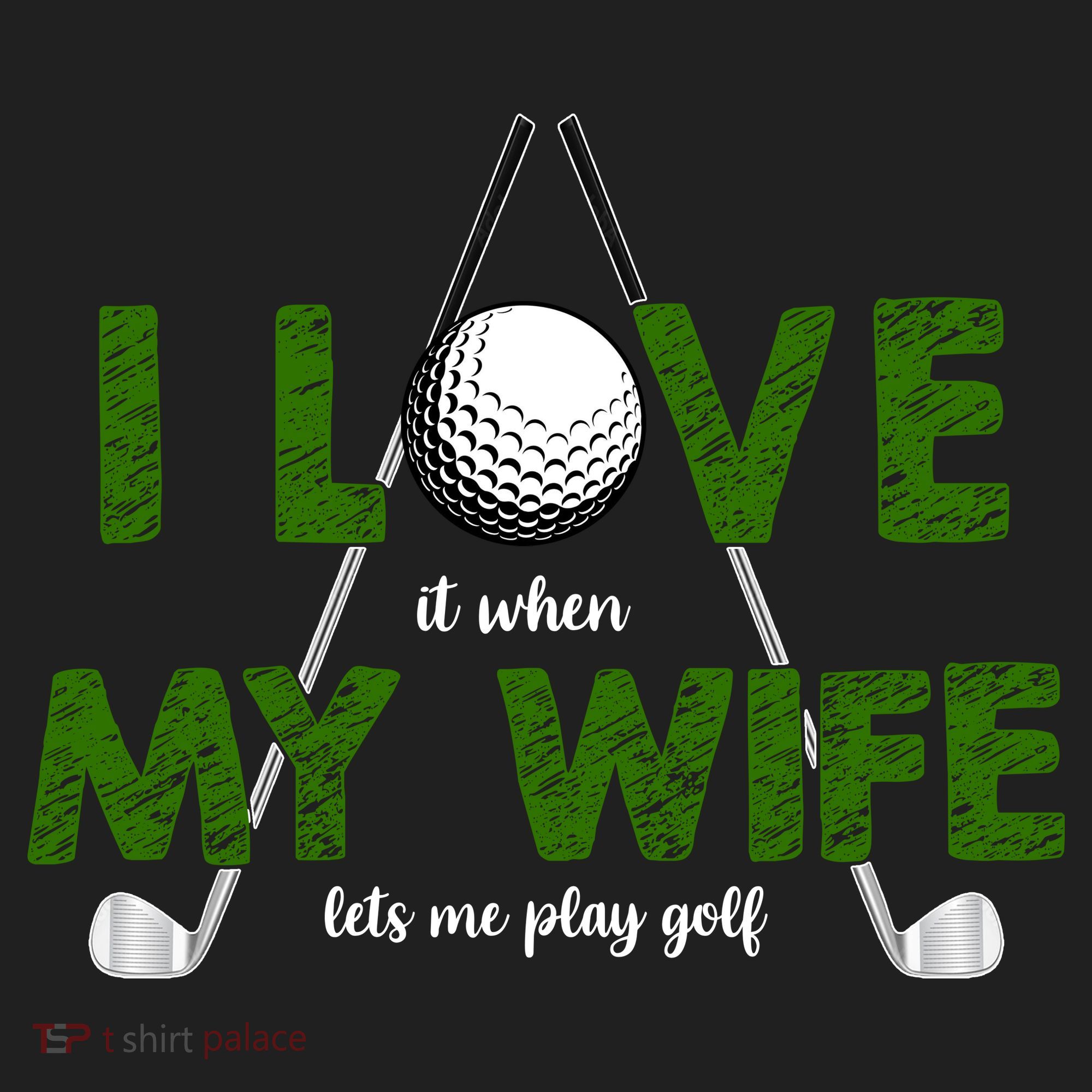 I Love It When My Wife Let's Me Play Golf Women's Sweatshirt