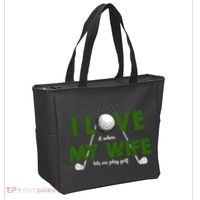 I Love It When My Wife Let's Me Play Golf Tote Bag thumb 2