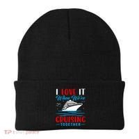 I Love It When We're Cruisin Together Gift Funny Cruise Gift Beanie thumb 0