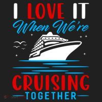 I Love It When We're Cruisin Together Gift Funny Cruise Gift Beanie thumb 2