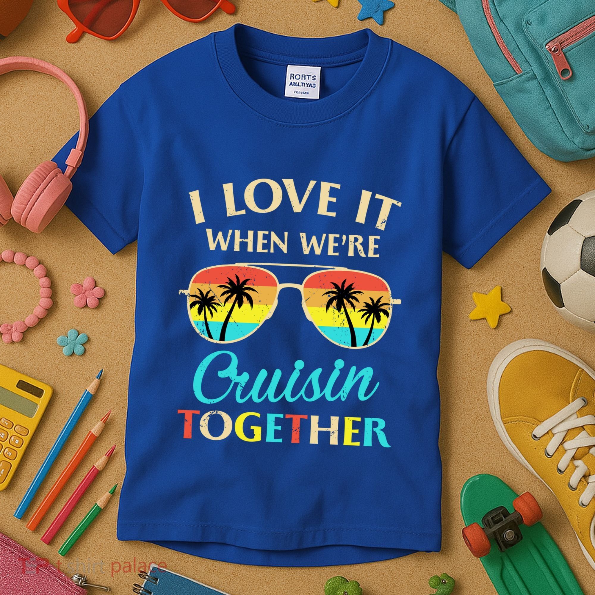 I Love It When Were Cruisin Together Gift Kids T-Shirt