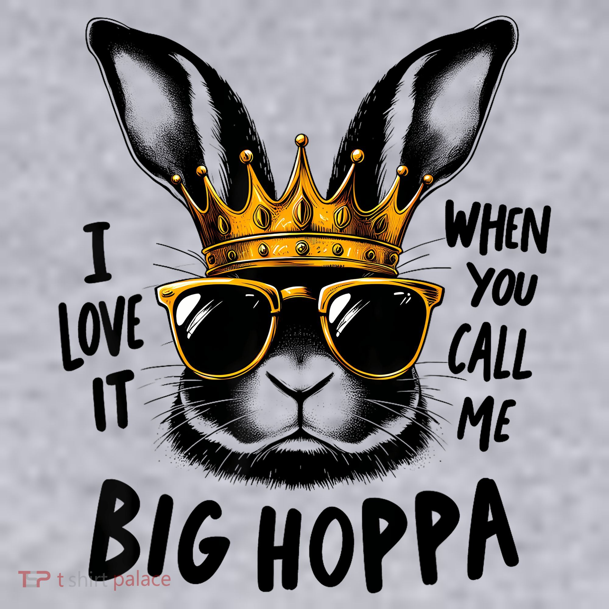 I Love It When You Call Me Big Hoppa Bunny Easter Kids Women's Sweatshirt