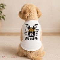 I Love It When You Call Me Big Hoppa Bunny Easter Kids Doggie Tank thumb 2