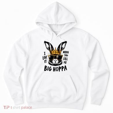 I Love It When You Call Me Big Hoppa Bunny Easter Kids Hoodie