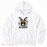 I Love It When You Call Me Big Hoppa Bunny Easter Kids Hoodie thumb 0