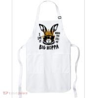 I Love It When You Call Me Big Hoppa Bunny Easter Kids Apron thumb 0