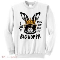 I Love It When You Call Me Big Hoppa Bunny Easter Kids Sweatshirt thumb 0