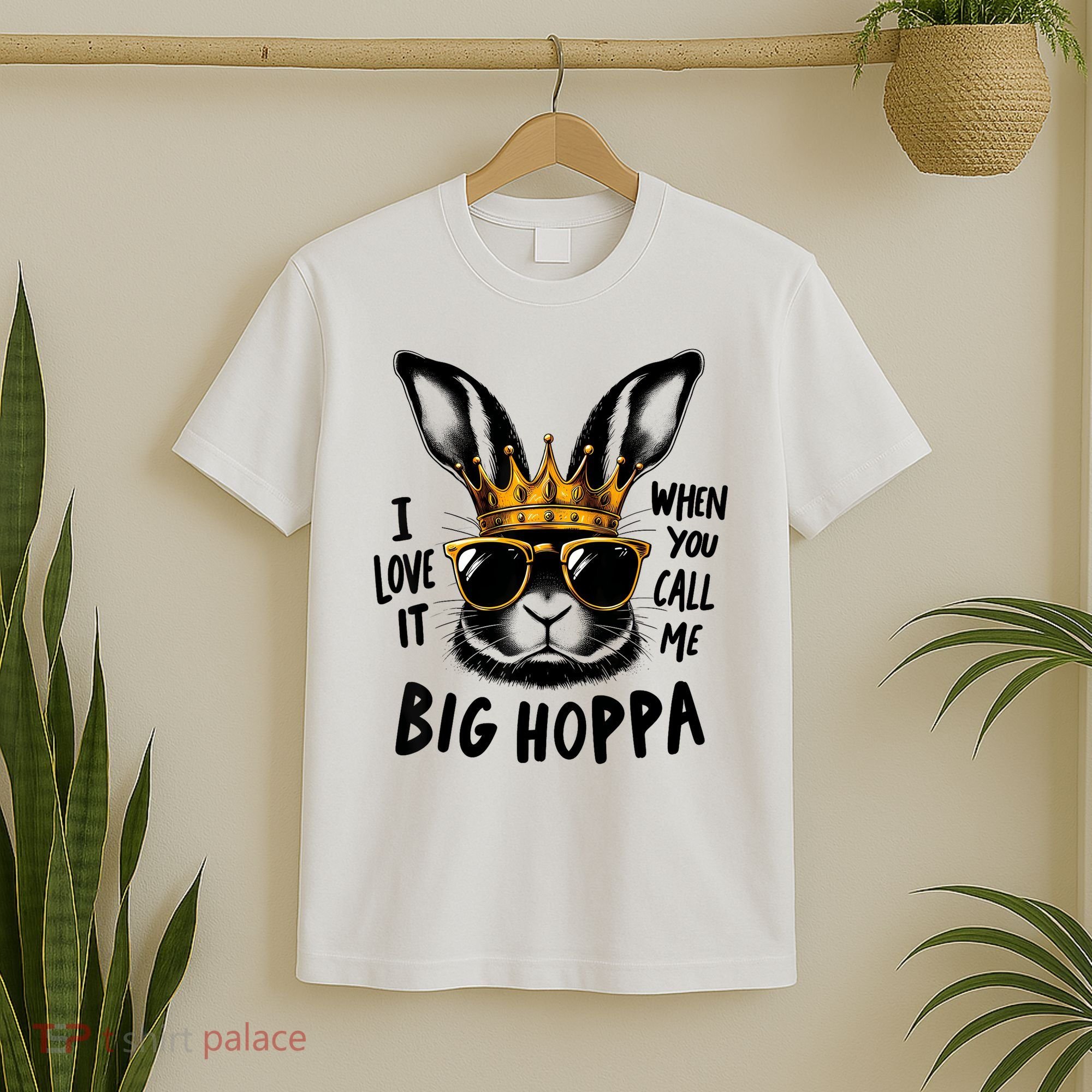 I Love It When You Call Me Big Hoppa Bunny Easter Kids T-Shirt