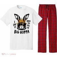 I Love It When You Call Me Big Hoppa Bunny Easter Kids Pajama Set thumb 0