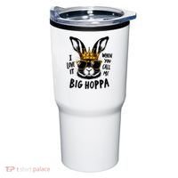 I Love It When You Call Me Big Hoppa Bunny Easter Kids Tumbler thumb 0
