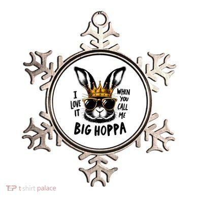 I Love It When You Call Me Big Hoppa Bunny Easter Kids Ornament
