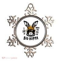 I Love It When You Call Me Big Hoppa Bunny Easter Kids Ornament thumb 0