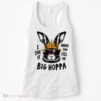 I Love It When You Call Me Big Hoppa Bunny Easter Kids Women's Tank Top thumb 0