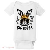I Love It When You Call Me Big Hoppa Bunny Easter Kids Baby Bodysuit thumb 0