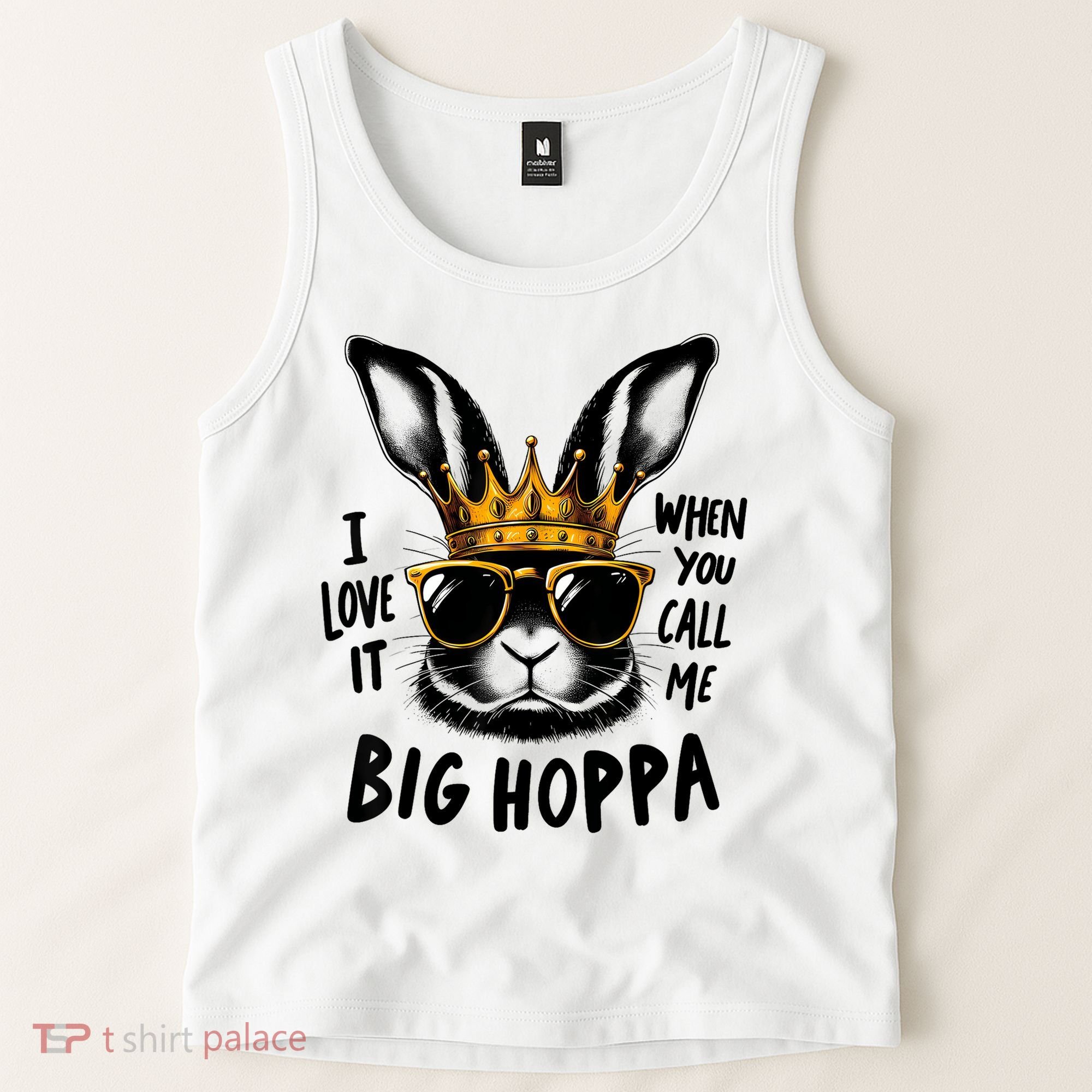 I Love It When You Call Me Big Hoppa Bunny Easter Kids Tank Top