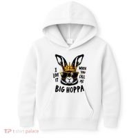 I Love It When You Call Me Big Hoppa Bunny Easter Kids Kids Hoodie thumb 0
