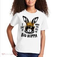I Love It When You Call Me Big Hoppa Bunny Easter Kids Kids T-Shirt thumb 2