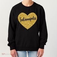 I Love Indianapolis Indiana Usa Cool Gift Women's Sweatshirt thumb 0