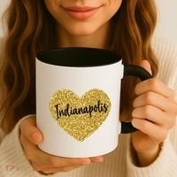 I Love Indianapolis Indiana Usa Cool Gift Coffee Mug thumb 3